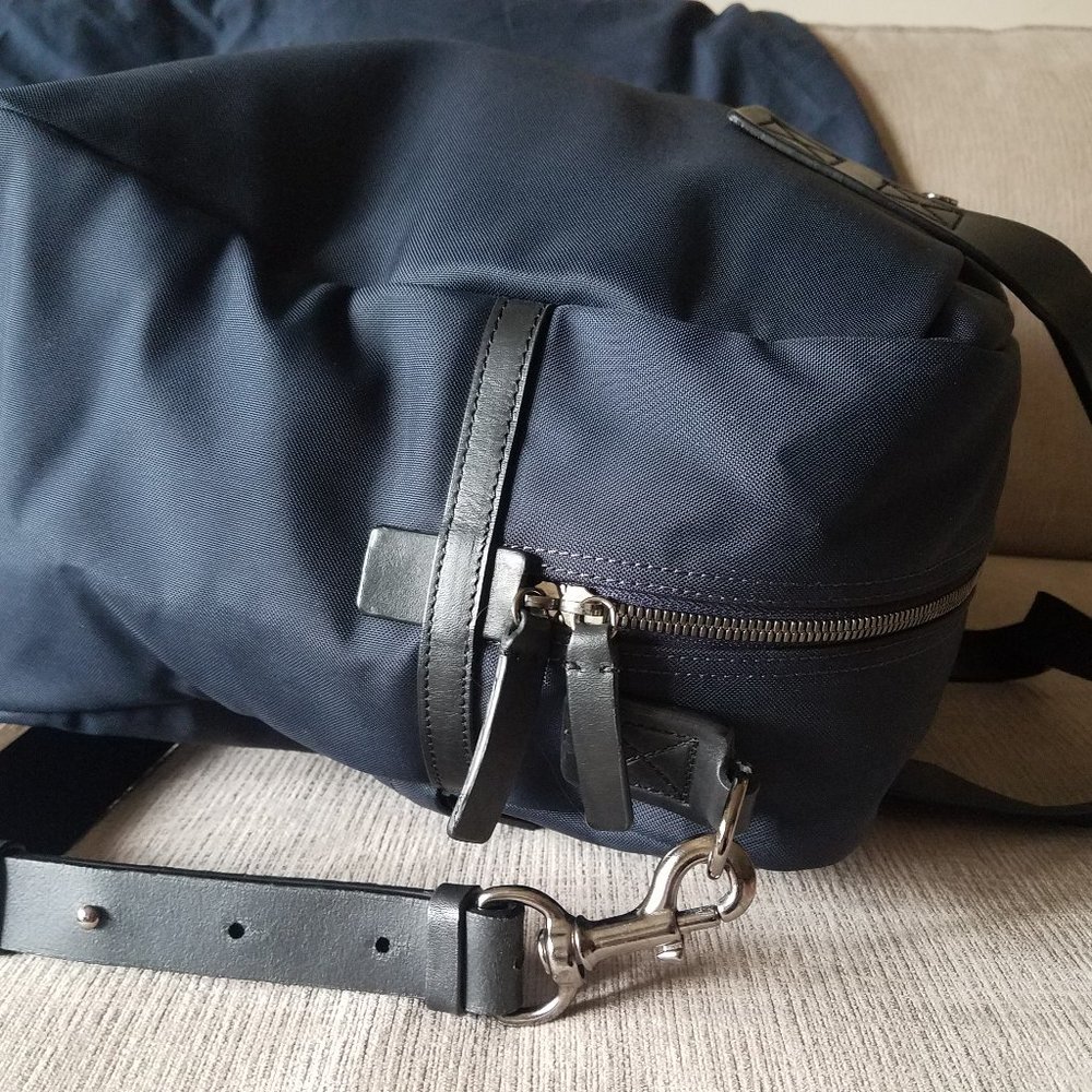 Theory X Mismo Weekender Bag Blue NWOT Retail $675 - Picture 2 of 9
